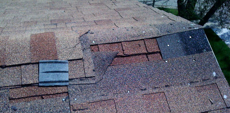 Storm Damage on Roof